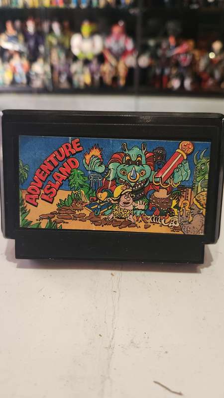 Vintage Tv Game Cartridge Famicom Adventure Island