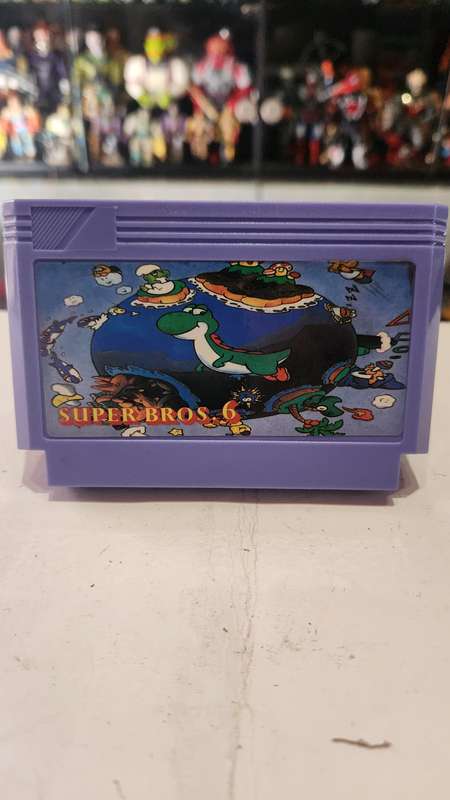Vintage Tv Game Cartridge Famicom Super Bross 6