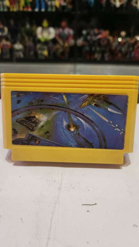 Vintage Tv Game Cartridge Famicom Top Gun Dual Fighters