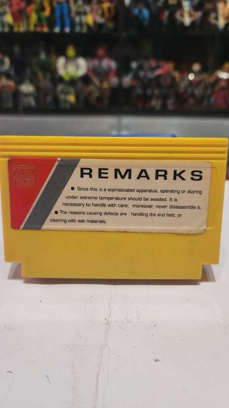 Vintage Tv Game Cartridge Famicom Top Gun Dual Fighters