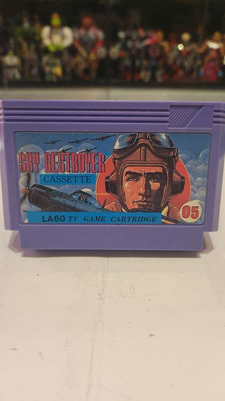 Vintage Tv Game Cartridge Famicom Sky Destroyer