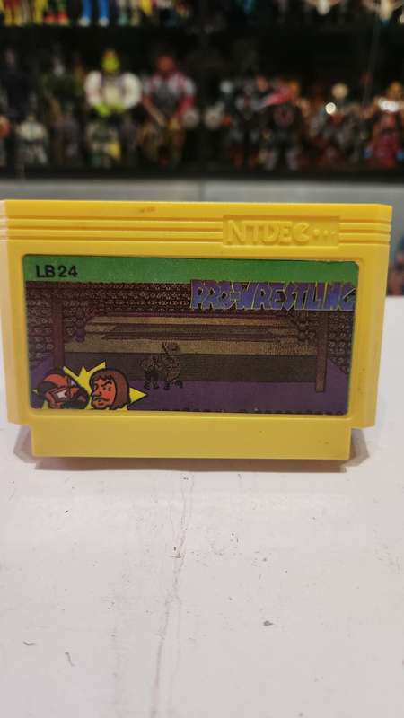 Vintage Tv Game Cartridge Famicom Pro-Wrestling