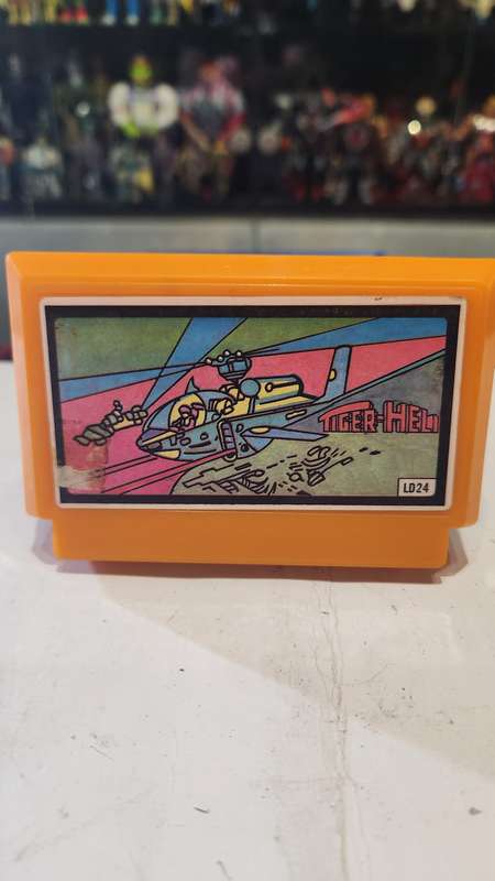 Vintage Tv Game Cartridge Famicom Tiger-Heli