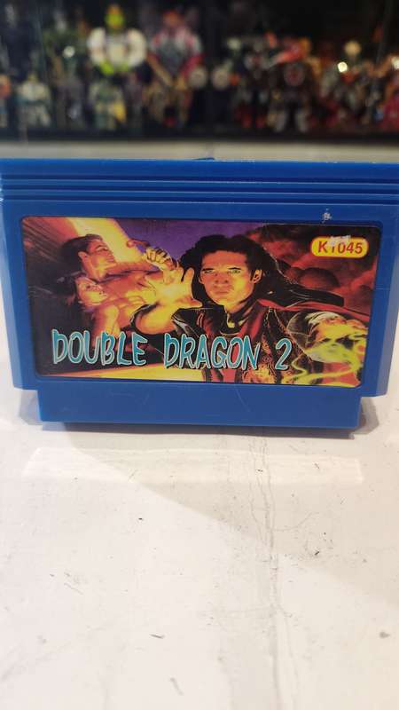Vintage Tv Game Cartridge Famicom Double Dragon 2