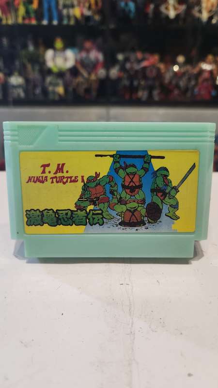 Vintage Tv Game Cartridge Famicom Teenage Mutant Ninja Turtles