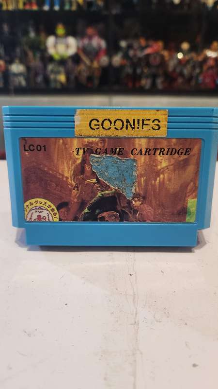 Vintage Tv Game Cartridge Famicom The Goonies
