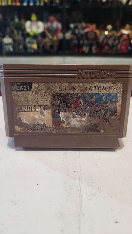 Vintage Tv Game Cartridge Famicom Excite Bike