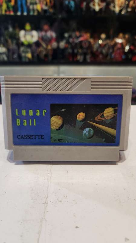 Vintage Tv Game Cartridge Famicom Lunar Ball
