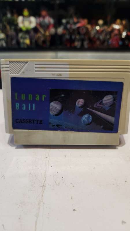 Vintage Tv Game Cartridge Famicom Lunar Ball