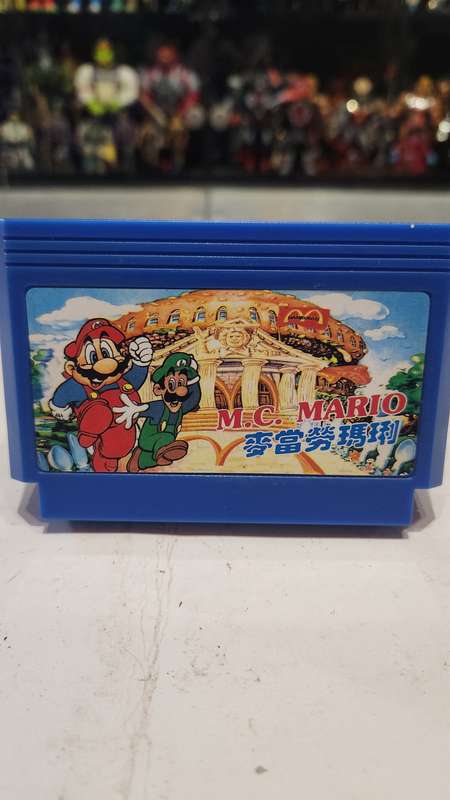 Vintage Tv Game Cartridge Famicom M.C.Mario McDonald Land