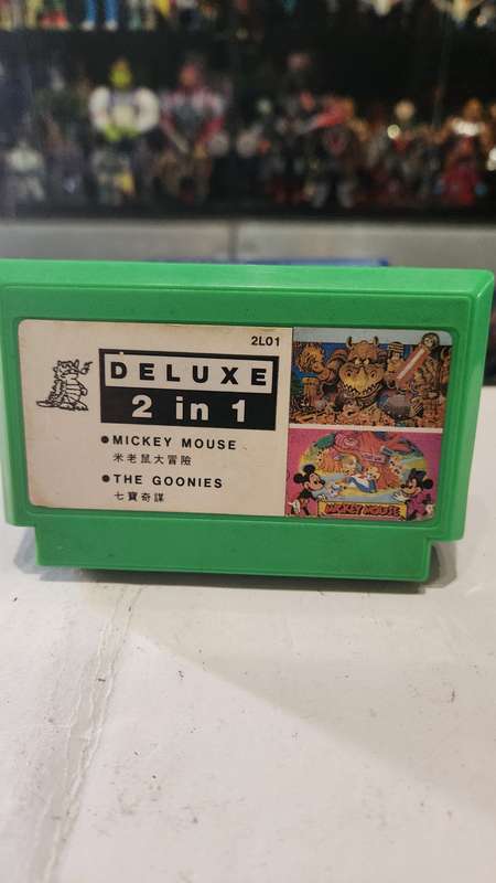 Vintage Tv Game Cartridge Famicom 2 in 1