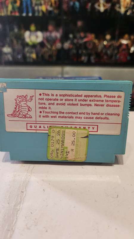 Vintage Tv Game Cartridge Famicom 4 in 1