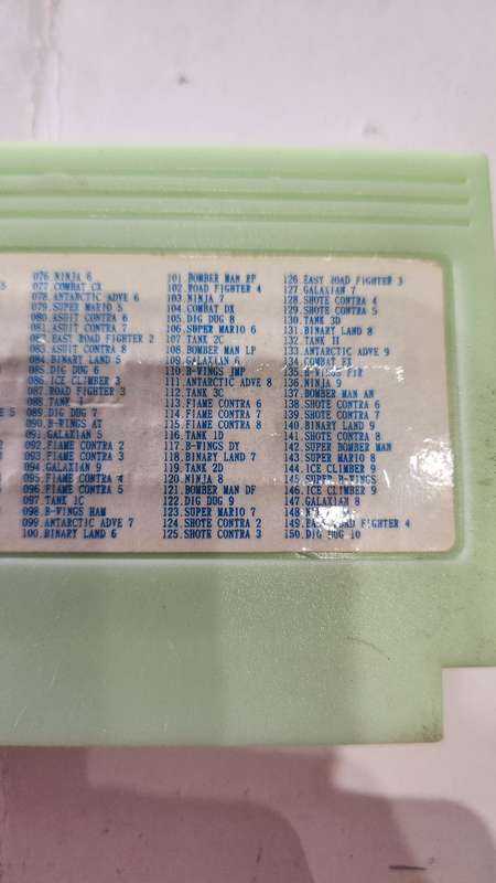 Vintage Tv Game Cartridge Famicom 150 in 1