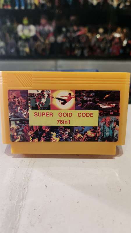 Vintage Tv Game Cartridge Famicom 76 in 1
