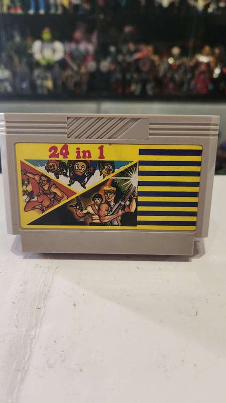 Vintage Tv Game Cartridge Famicom 24 in 1