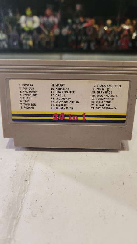 Vintage Tv Game Cartridge Famicom 24 in 1