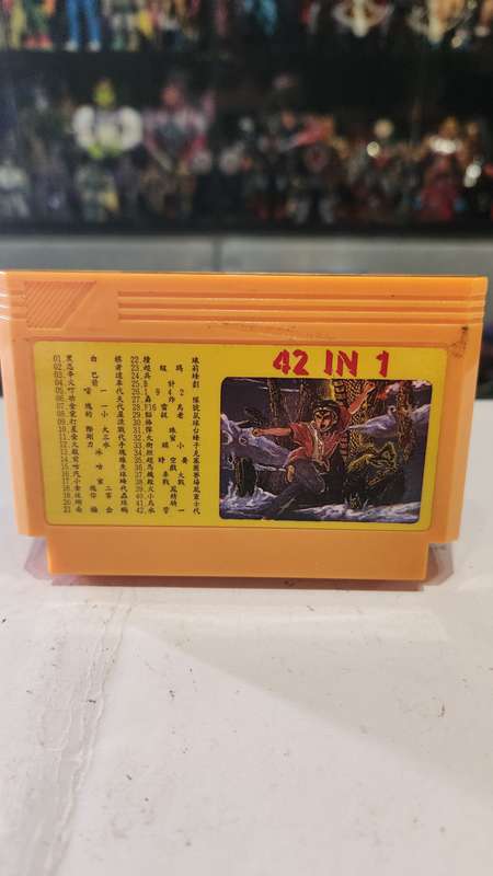 Vintage Tv Game Cartridge Famicom 42 in 1