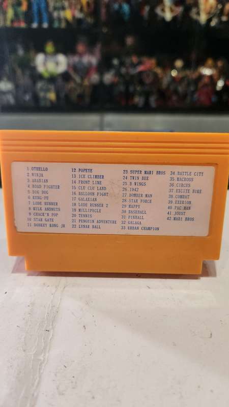 Vintage Tv Game Cartridge Famicom 42 in 1
