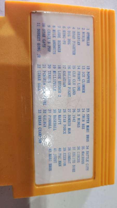 Vintage Tv Game Cartridge Famicom 42 in 1