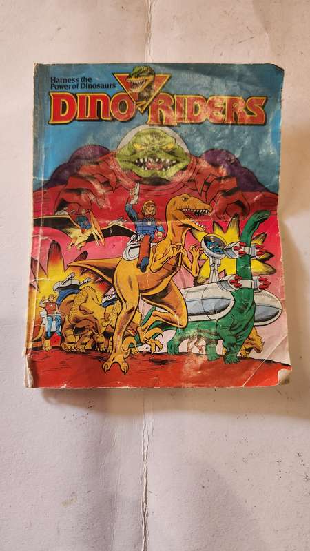 Dino Riders 1987 Mini Comic Vintage Figure