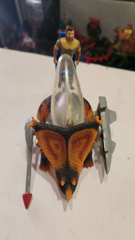 Dino Riders 1990 Complete Rare Chasmosaurus Vintage Figure