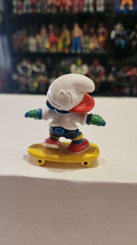 1997 Vintage Peyo Skateboarder Smurf