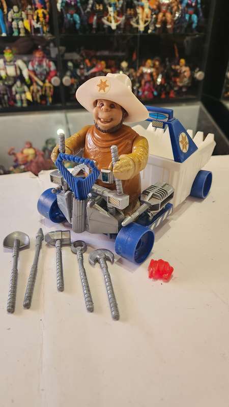BraveStarr 1986 Complete Deputy Fuzz With Prairie Rocket Vintage Figure 25