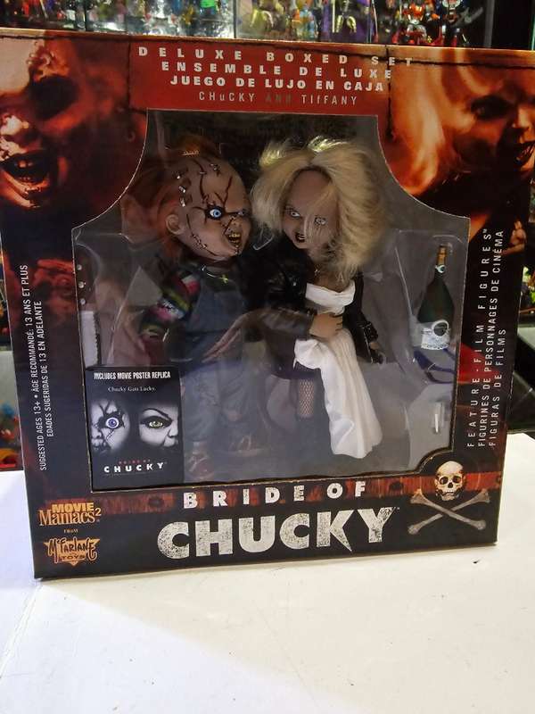 Moc 1999 Mcfarlane Bride Of Chucky Deluxe Set