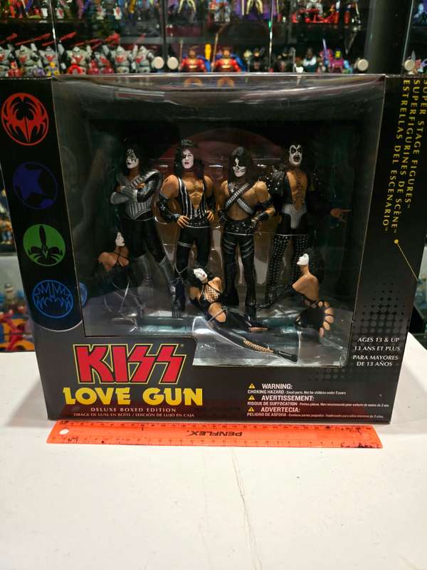 Moc 2004 Mcfarlane Kiss Love Gun Deluxe Box Set