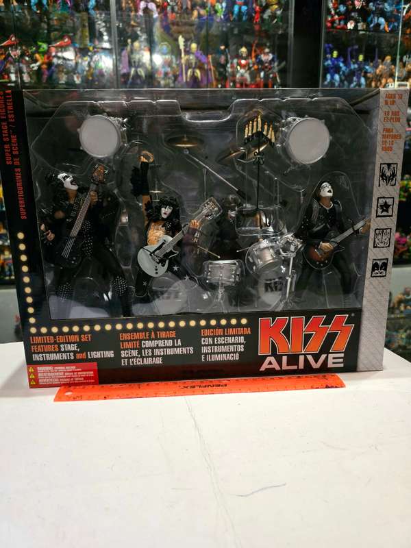 Moc 2002 Mcfarlane Kiss Alive Deluxe Box Set