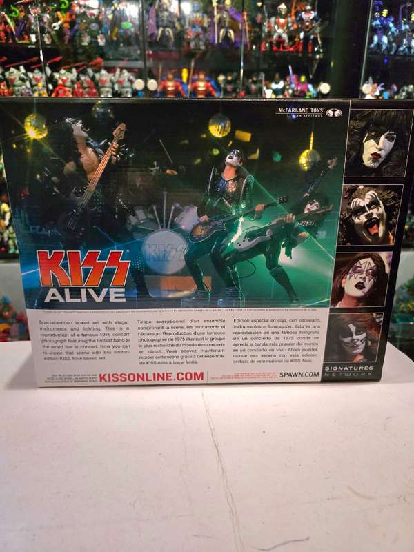 Moc 2002 Mcfarlane Kiss Alive Deluxe Box Set