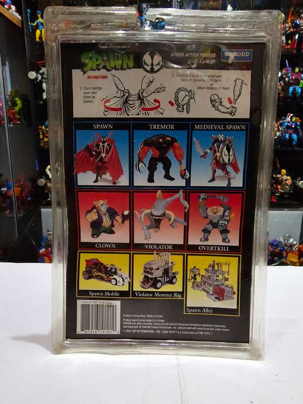 Moc 1994 Mcfarlane Spawn With Comic Book Vintage Figure