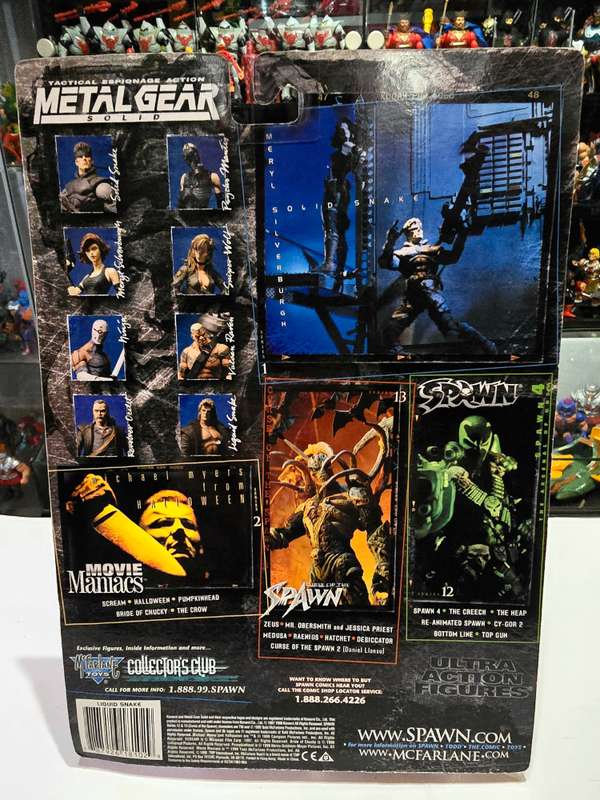Moc 1999 Mcfarlane Metal Gear Solid Liquid Snake
