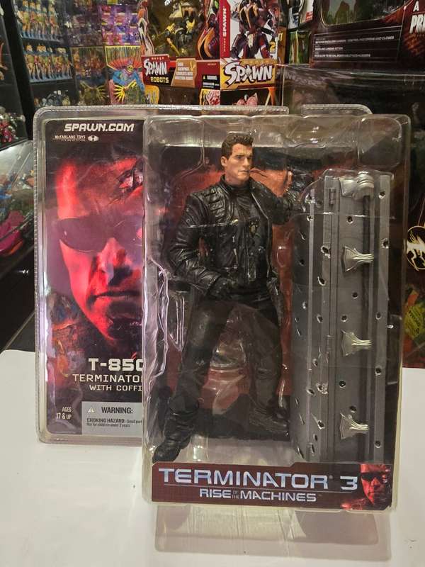 Moc 2003 Mcfarlane Terminator 3 T-850 With Coffin