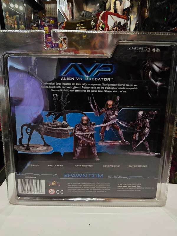 Moc 2004 Mcfarlane Alien vs Predator Celtic Predator