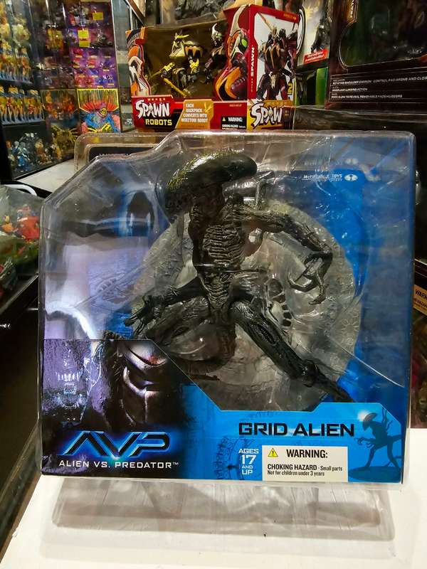 Moc 2004 Mcfarlane Alien vs Predator Grid Alien