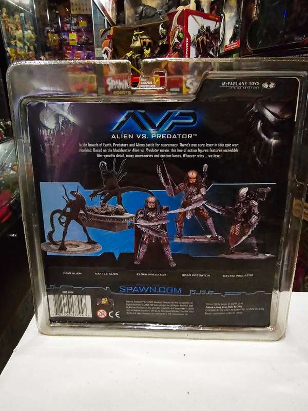 Moc 2004 Mcfarlane Alien vs Predator Grid Alien