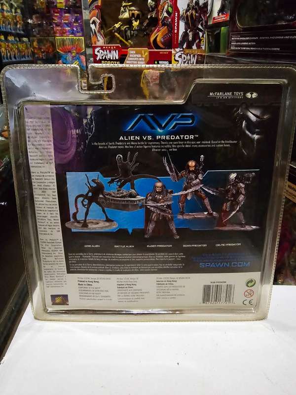Moc 2004 Mcfarlane Alien vs Predator Scar Predator