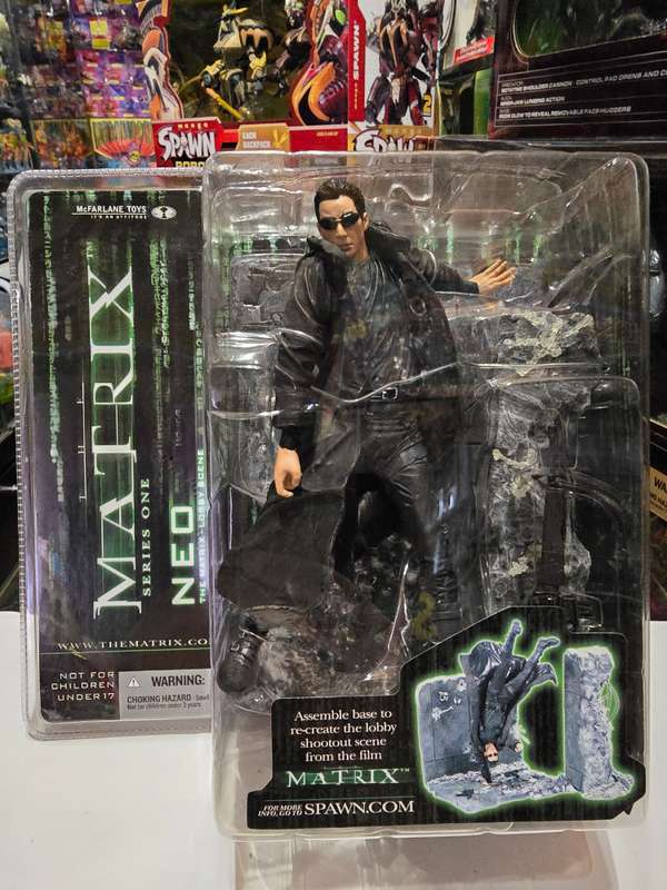 Moc 2003 Mcfarlane The Matrix Neo Lobby Scene