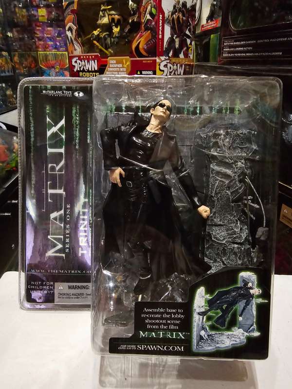 Moc 2003 Mcfarlane The Matrix Trinity Lobby Scene