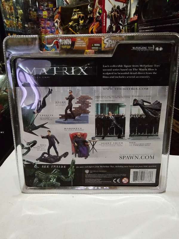 Moc 2003 Mcfarlane The Matrix Morpheus On Chair
