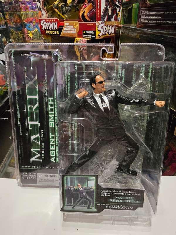 Moc 2003 Mcfarlane The Matrix Agent Smith The Super Burly Brawl