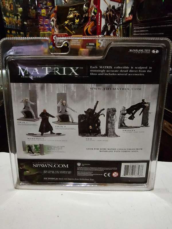 Moc 2003 Mcfarlane The Matrix Morpheus Parking Garage Scene