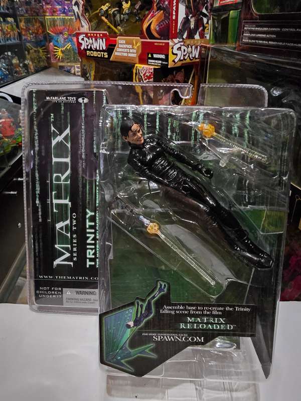 Moc 2003 Mcfarlane The Matrix Trinity Falls