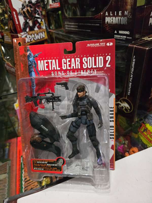 Moc 2001 Mcfarlane Metal Gear Solid 2 Solid Snake