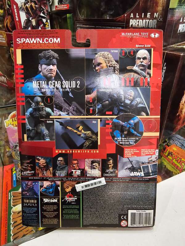 Moc 2001 Mcfarlane Metal Gear Solid 2 Solid Snake