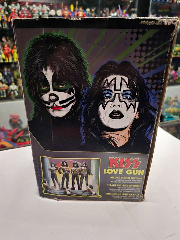 Boxed 2004 Mcfarlane Kiss Love Gun Deluxe Box Set