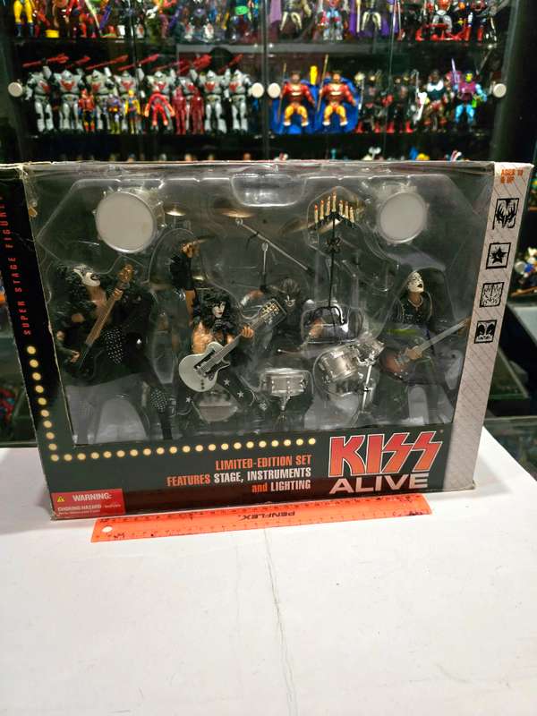 Boxed 2002 Mcfarlane Kiss Alive Deluxe Box Set