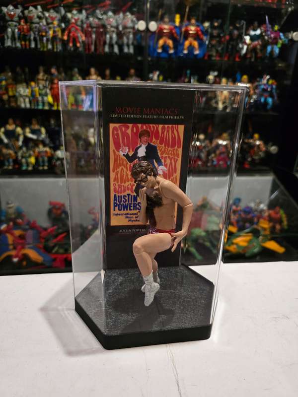 1999 Mcfarlane Austin Powers Figure In Acrylic Case