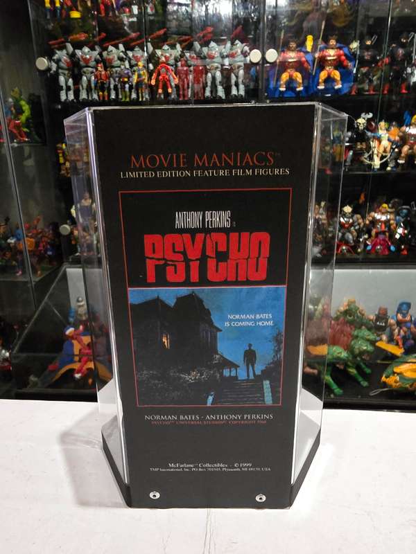 1999 Mcfarlane Psycho Norman Bates Figure In Acrylic Case